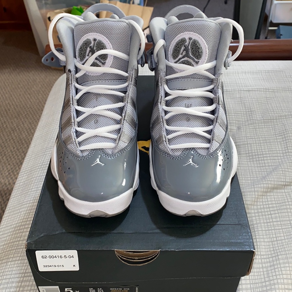 Jordan 6 rings (GS) cool grey
